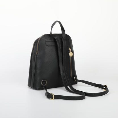 ZAINO CON CHIUSURA VERNICIATA IN TINTA