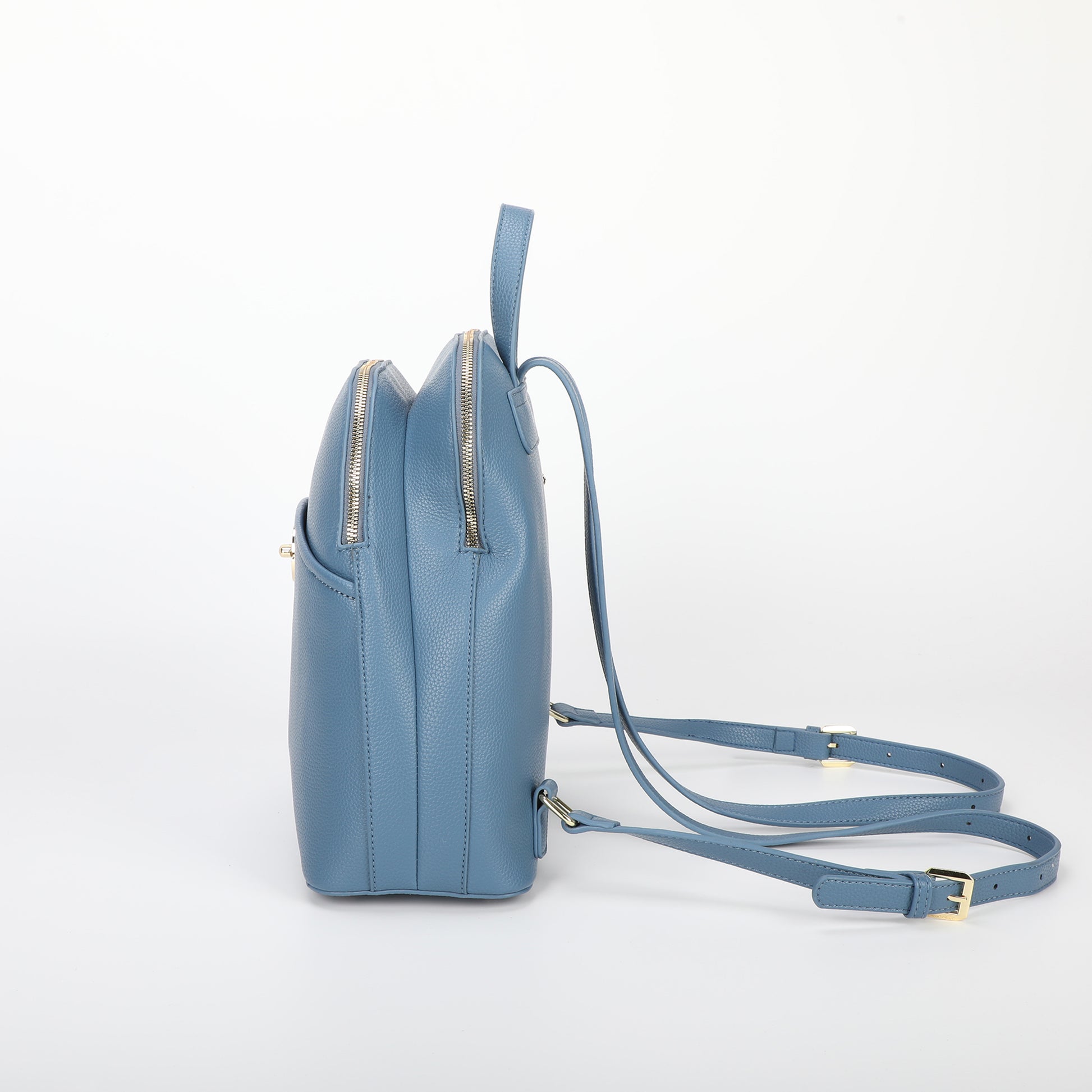 ZAINO CON CHIUSURA VERNICIATA IN TINTA