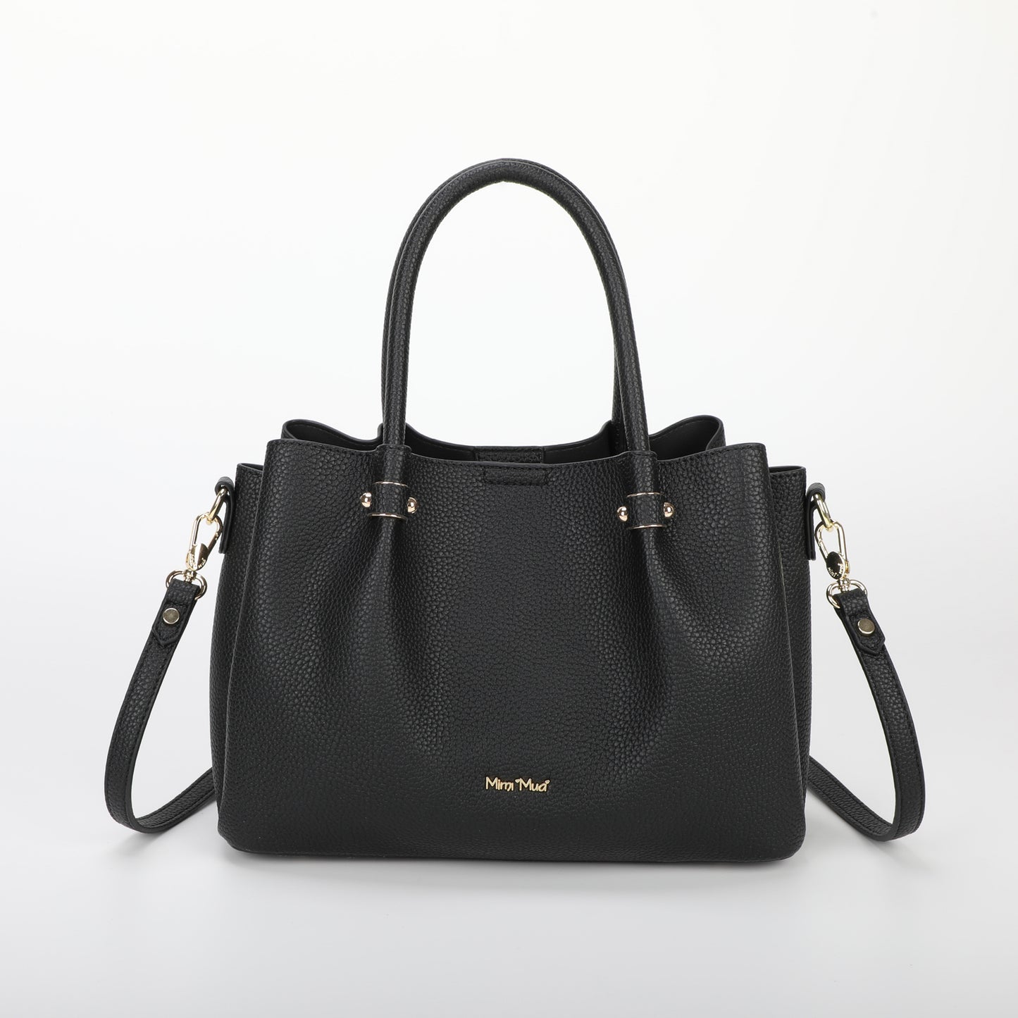 BORSA A MANO CON RIFINITURE IN TINTA