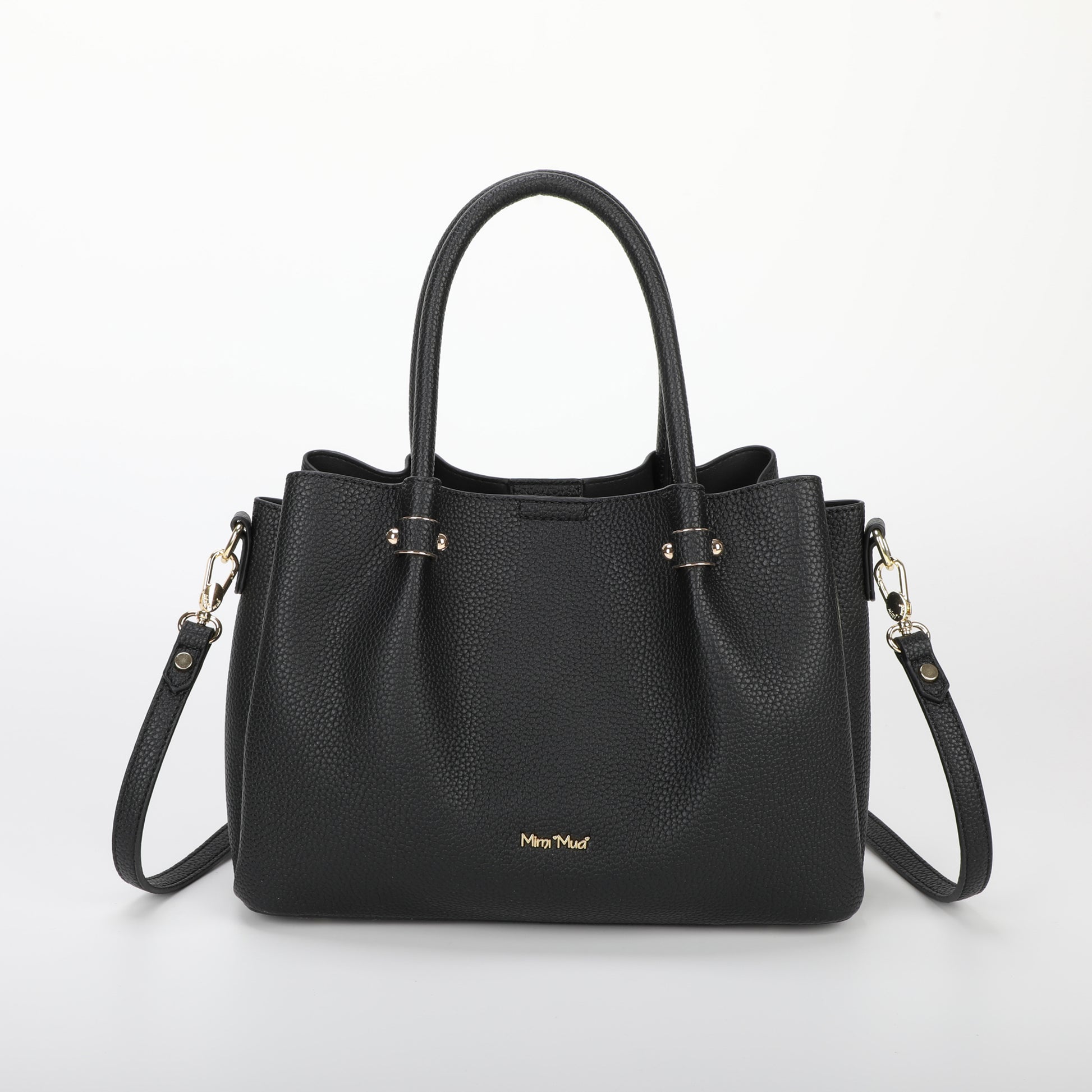 BORSA A MANO CON RIFINITURE IN TINTA