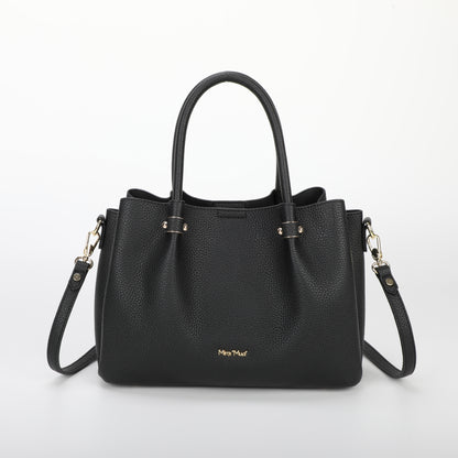 BORSA A MANO CON RIFINITURE IN TINTA