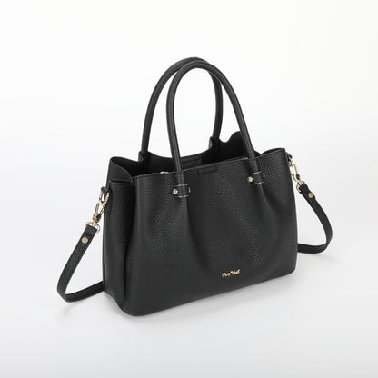 BORSA A MANO CON RIFINITURE IN TINTA
