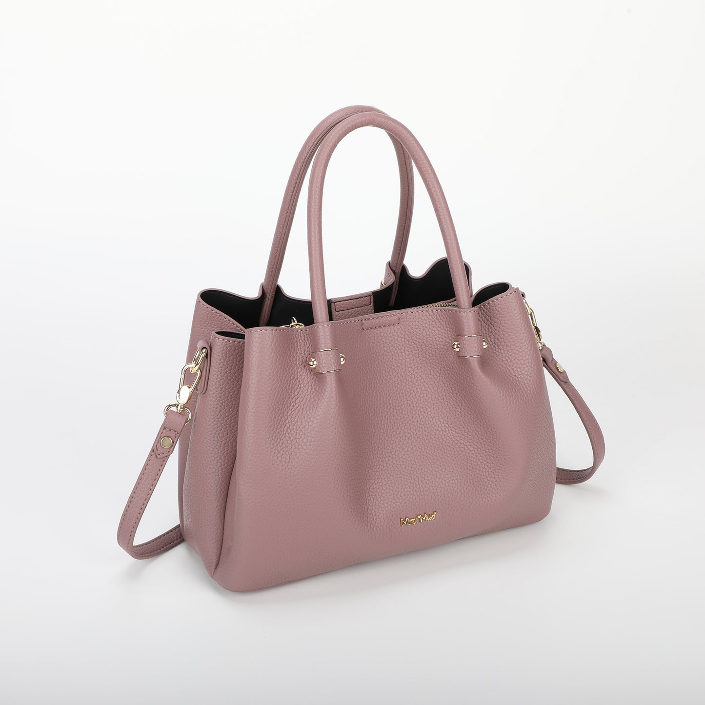 BORSA A MANO CON RIFINITURE IN TINTA