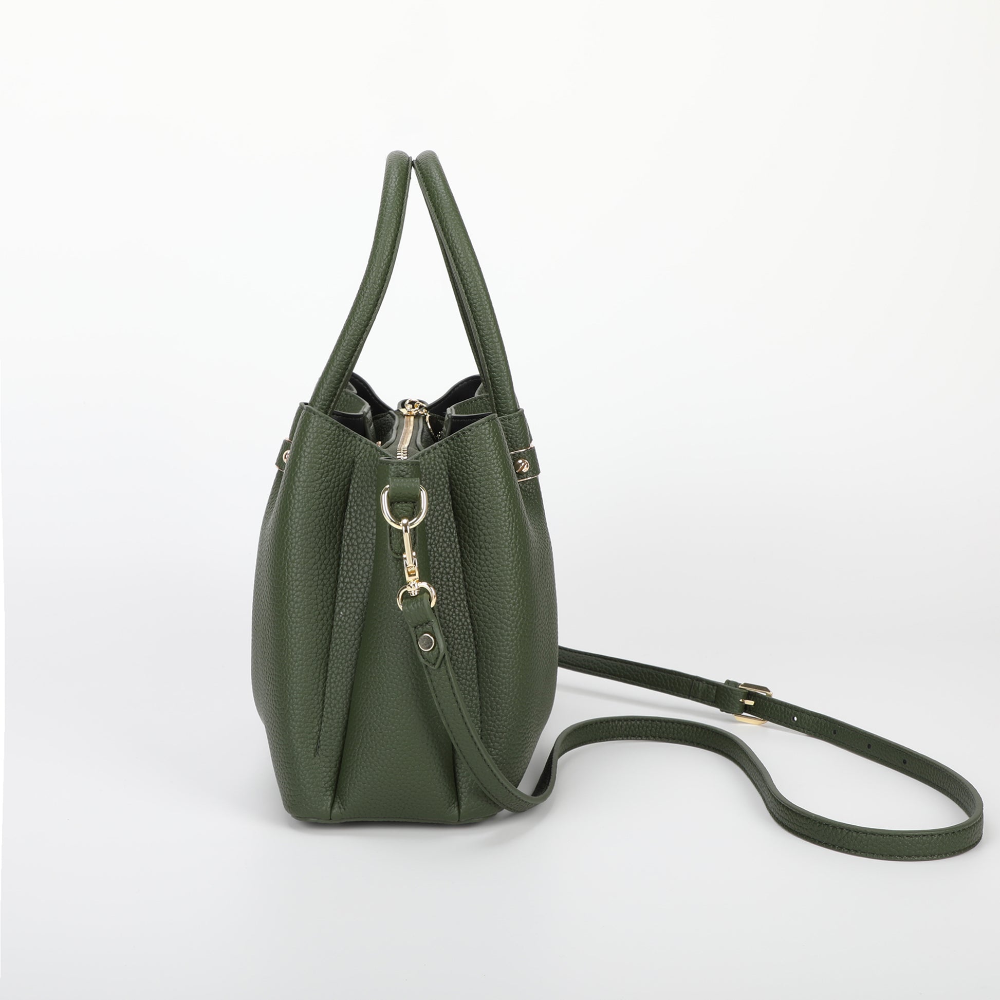 BORSA A MANO CON RIFINITURE IN TINTA