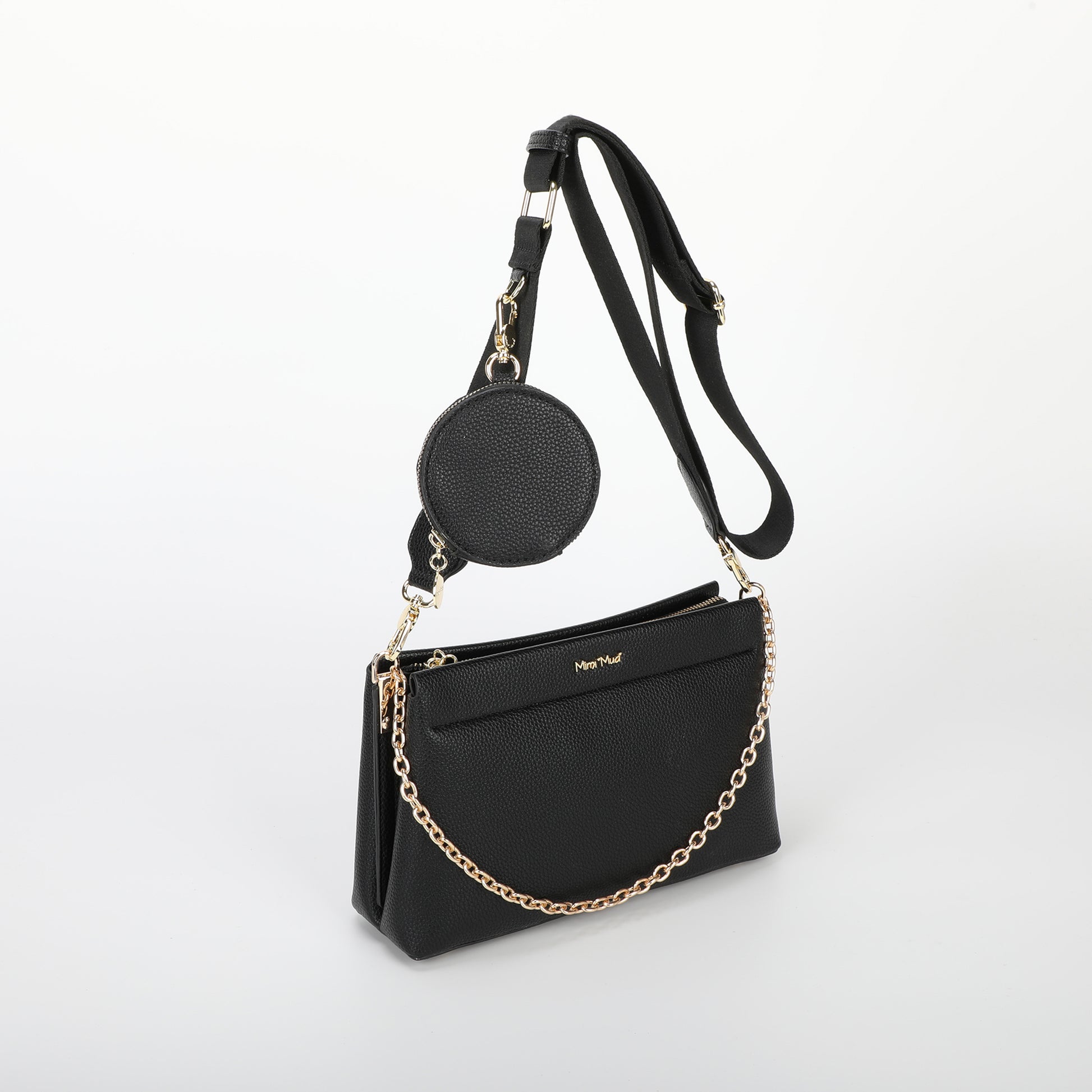BORSA A TRACOLLA CON DETTAGLIO APPESO