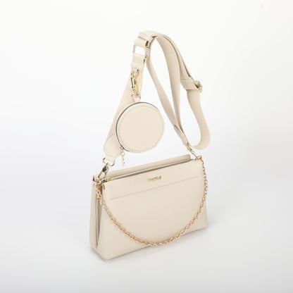 BORSA A TRACOLLA CON DETTAGLIO APPESO