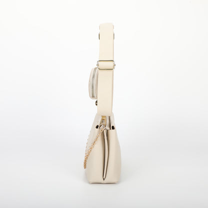 BORSA A TRACOLLA CON DETTAGLIO APPESO