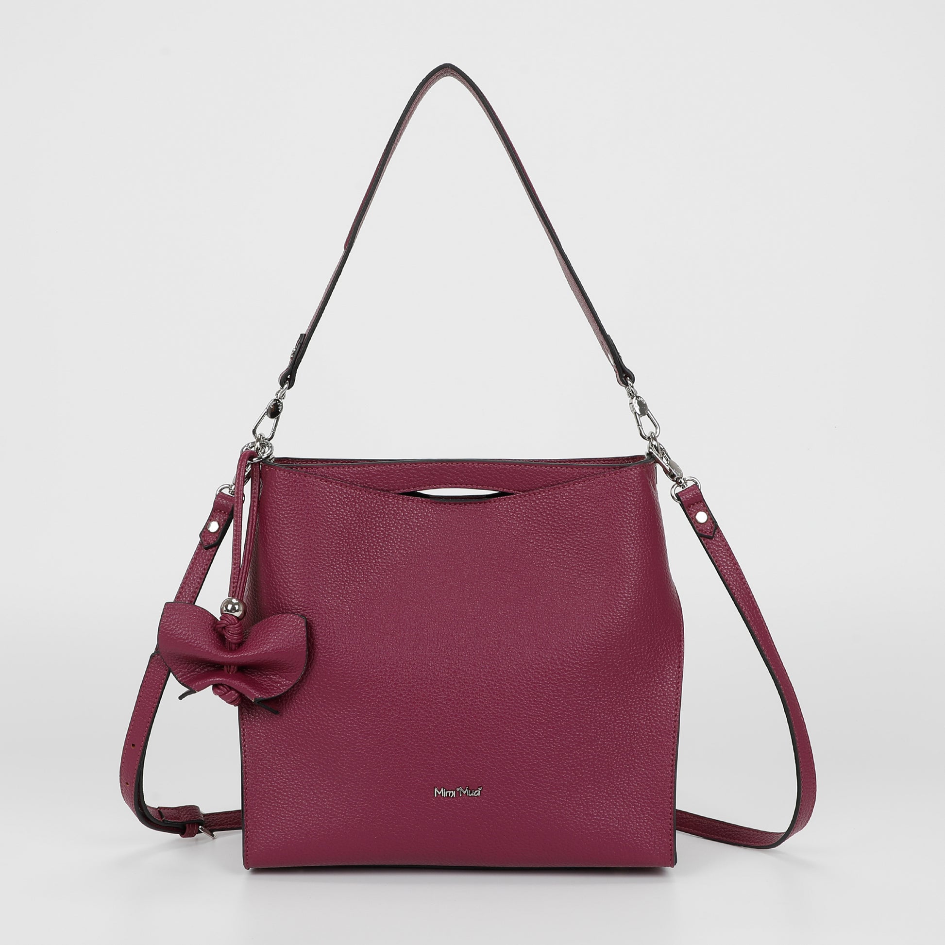 BORSA A SPALLA GRANDE CON BORDI NERI