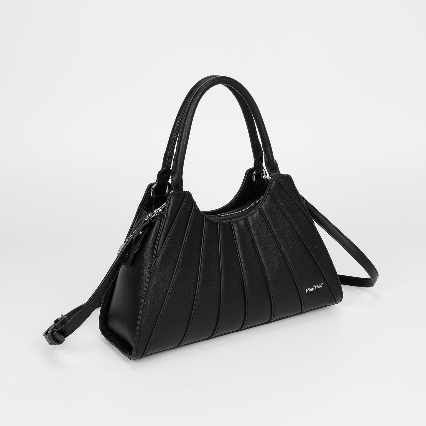 BORSA A BRACCIO CON EFFETTO VENTAGLIO