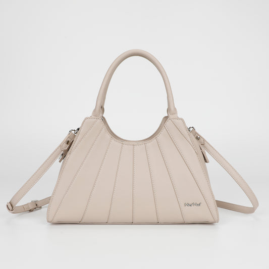 BORSA A BRACCIO CON EFFETTO VENTAGLIO