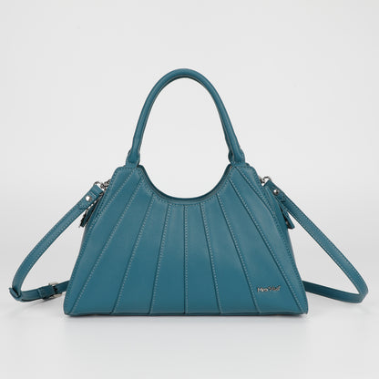 BORSA A BRACCIO CON EFFETTO VENTAGLIO