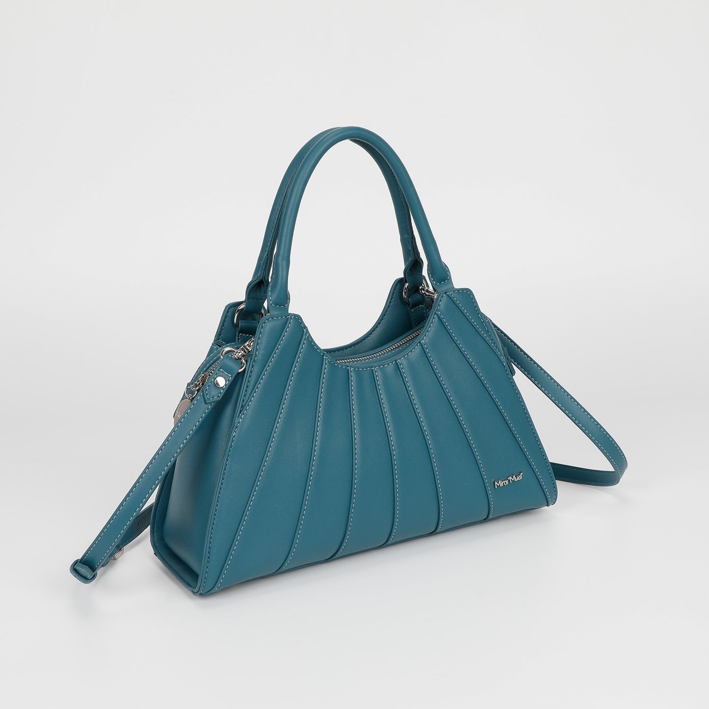 BORSA A BRACCIO CON EFFETTO VENTAGLIO