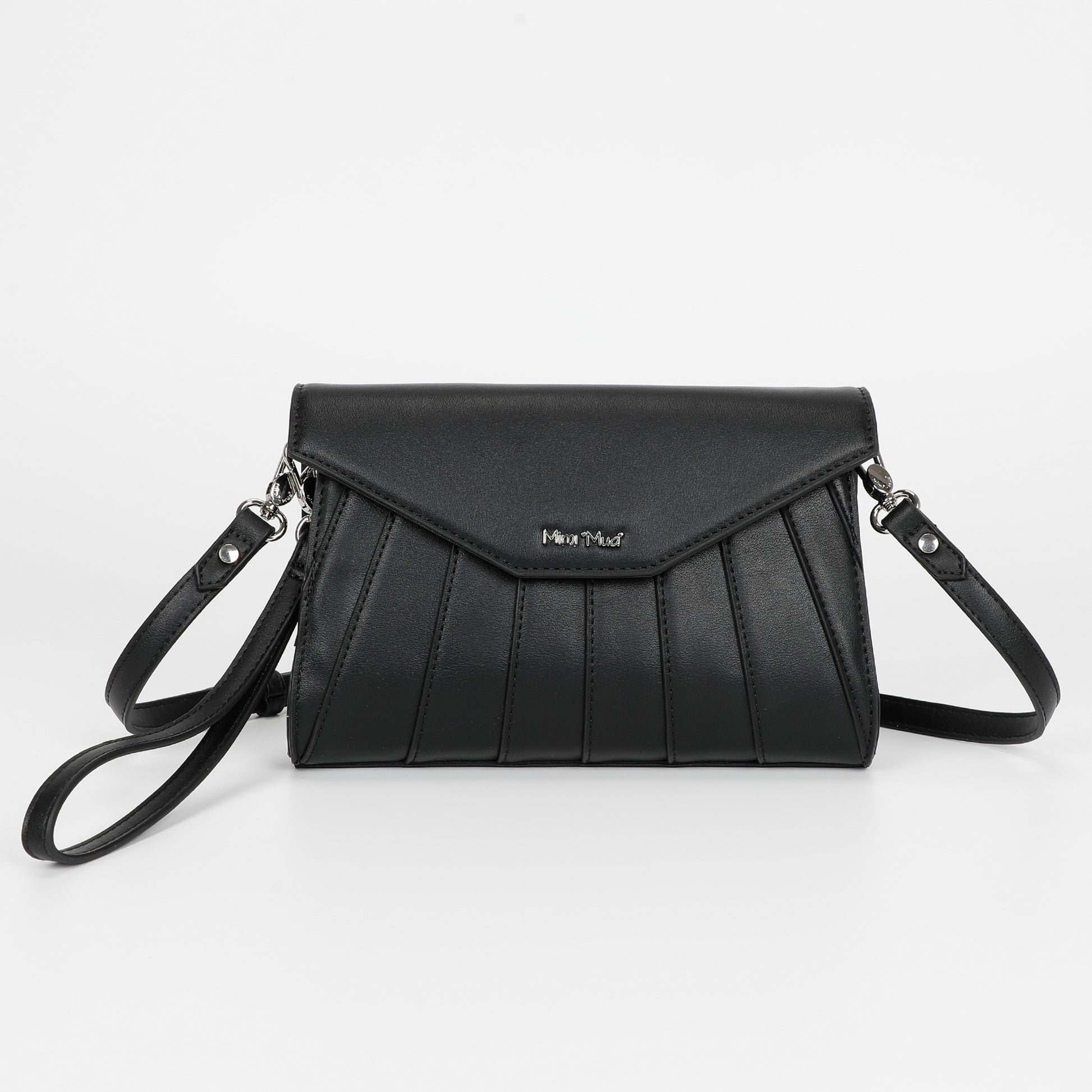 BORSA A TRACOLLA CON EFFETTO VENTAGLIO