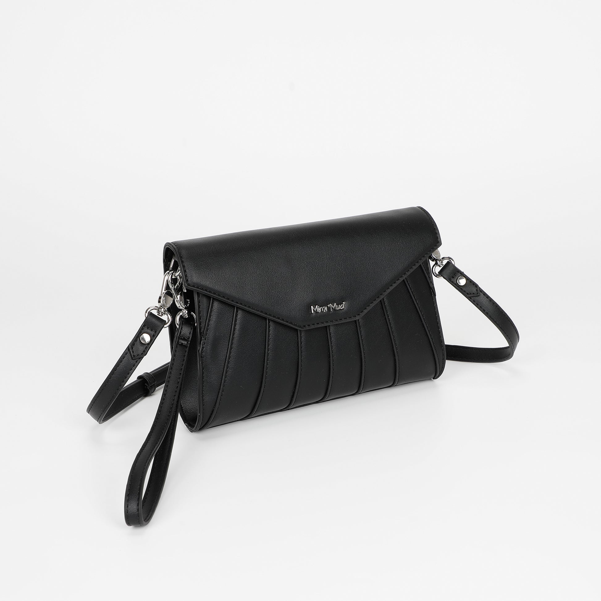BORSA A TRACOLLA CON EFFETTO VENTAGLIO