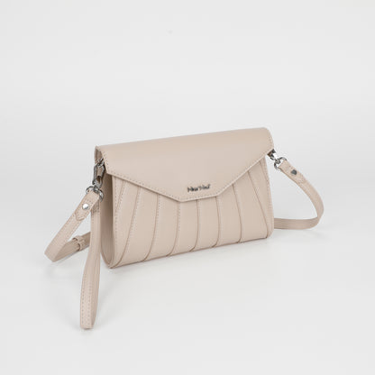 BORSA A TRACOLLA CON EFFETTO VENTAGLIO