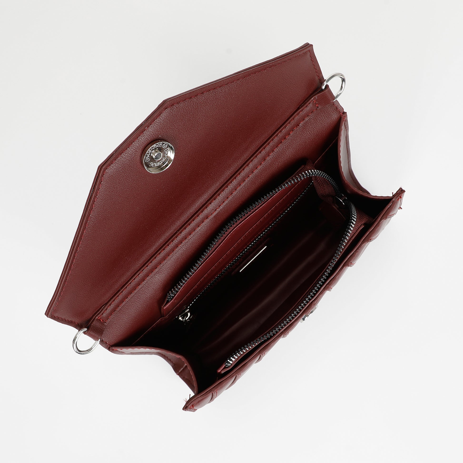 BORSA A TRACOLLA CON EFFETTO VENTAGLIO