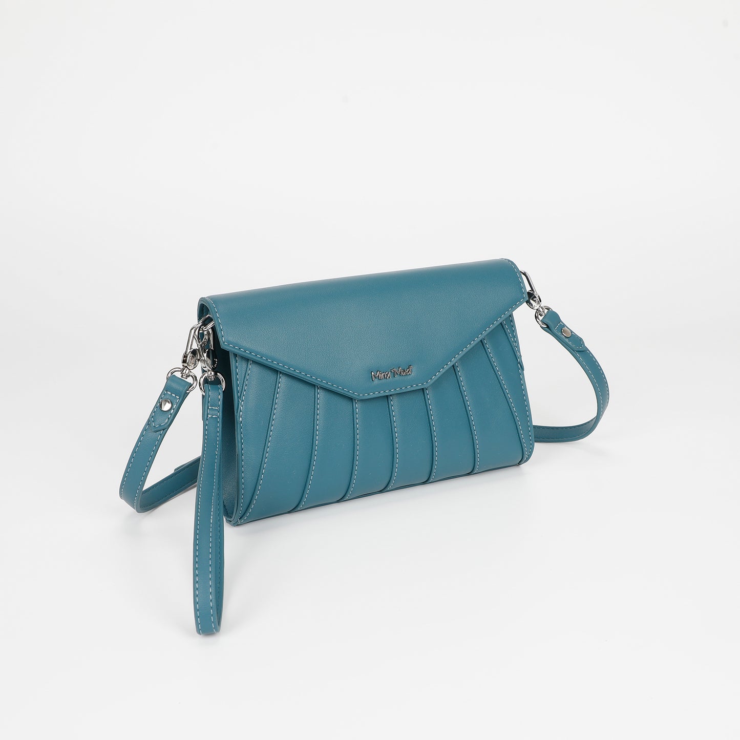 BORSA A TRACOLLA CON EFFETTO VENTAGLIO