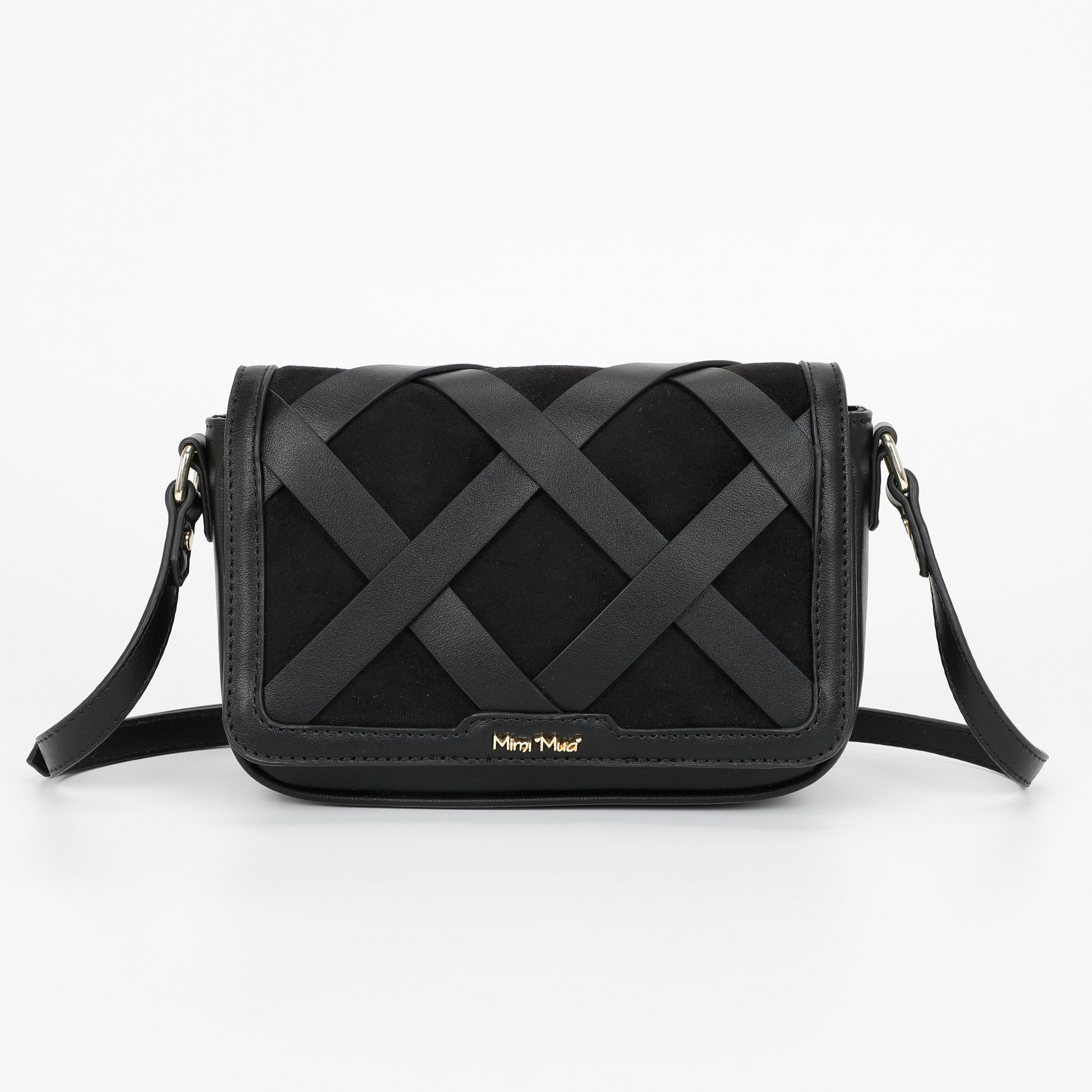 BORSA A TRACOLLA INTRECCIATA