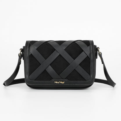 BORSA A TRACOLLA INTRECCIATA