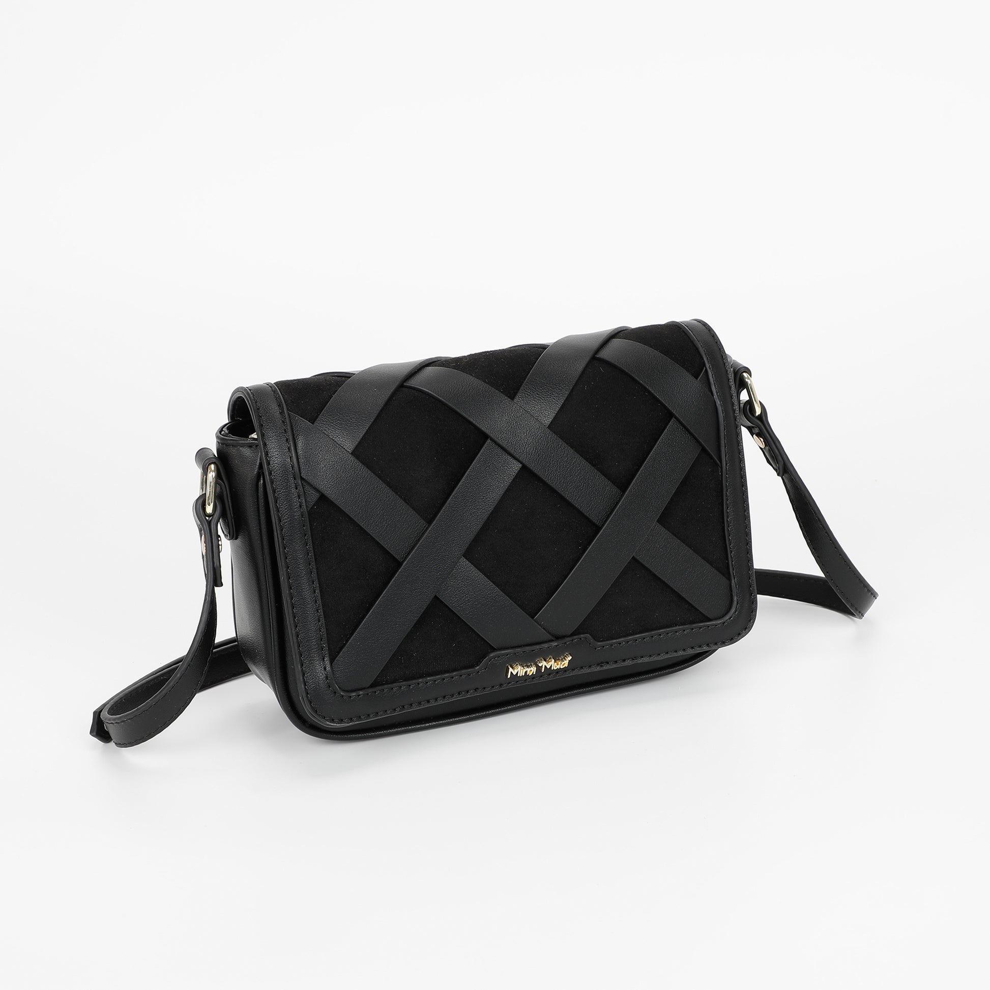 BORSA A TRACOLLA INTRECCIATA