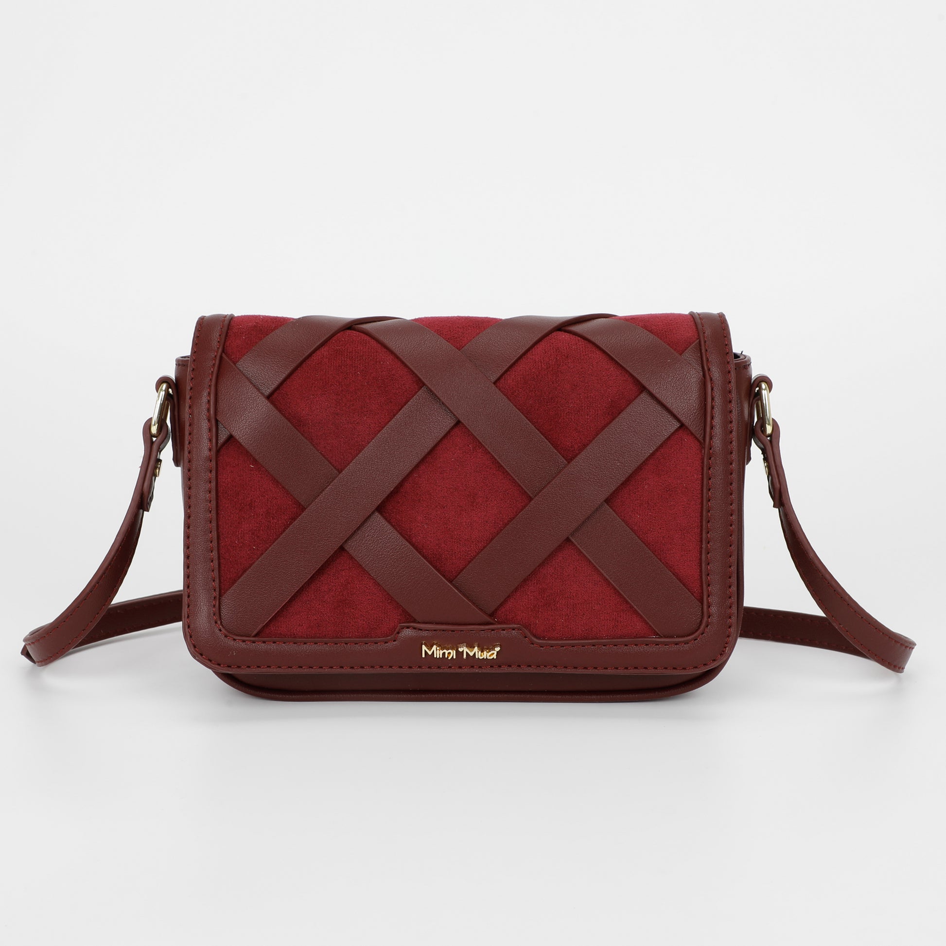 BORSA A TRACOLLA INTRECCIATA