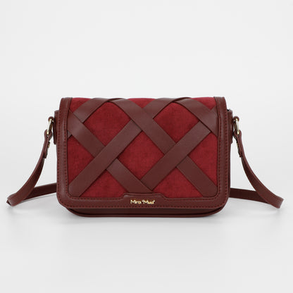 BORSA A TRACOLLA INTRECCIATA