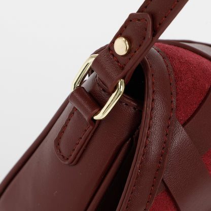 BORSA A TRACOLLA INTRECCIATA