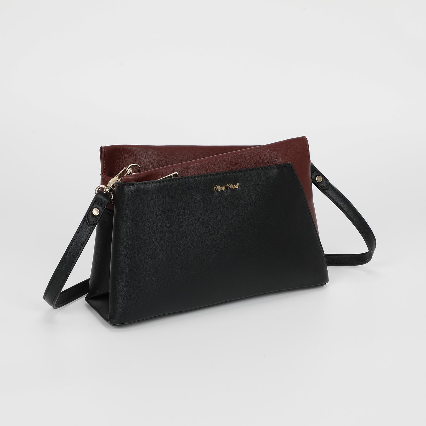 BORSA A TRACOLLA BICOLOR