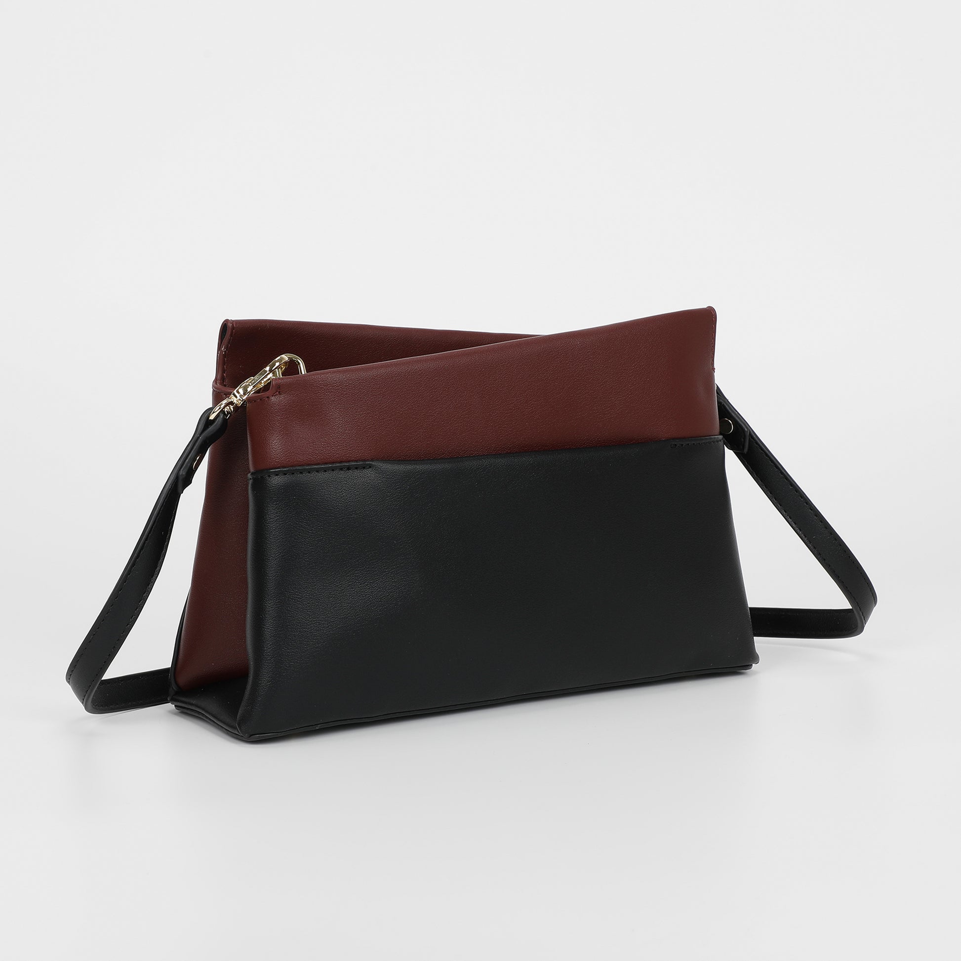 BORSA A TRACOLLA BICOLOR