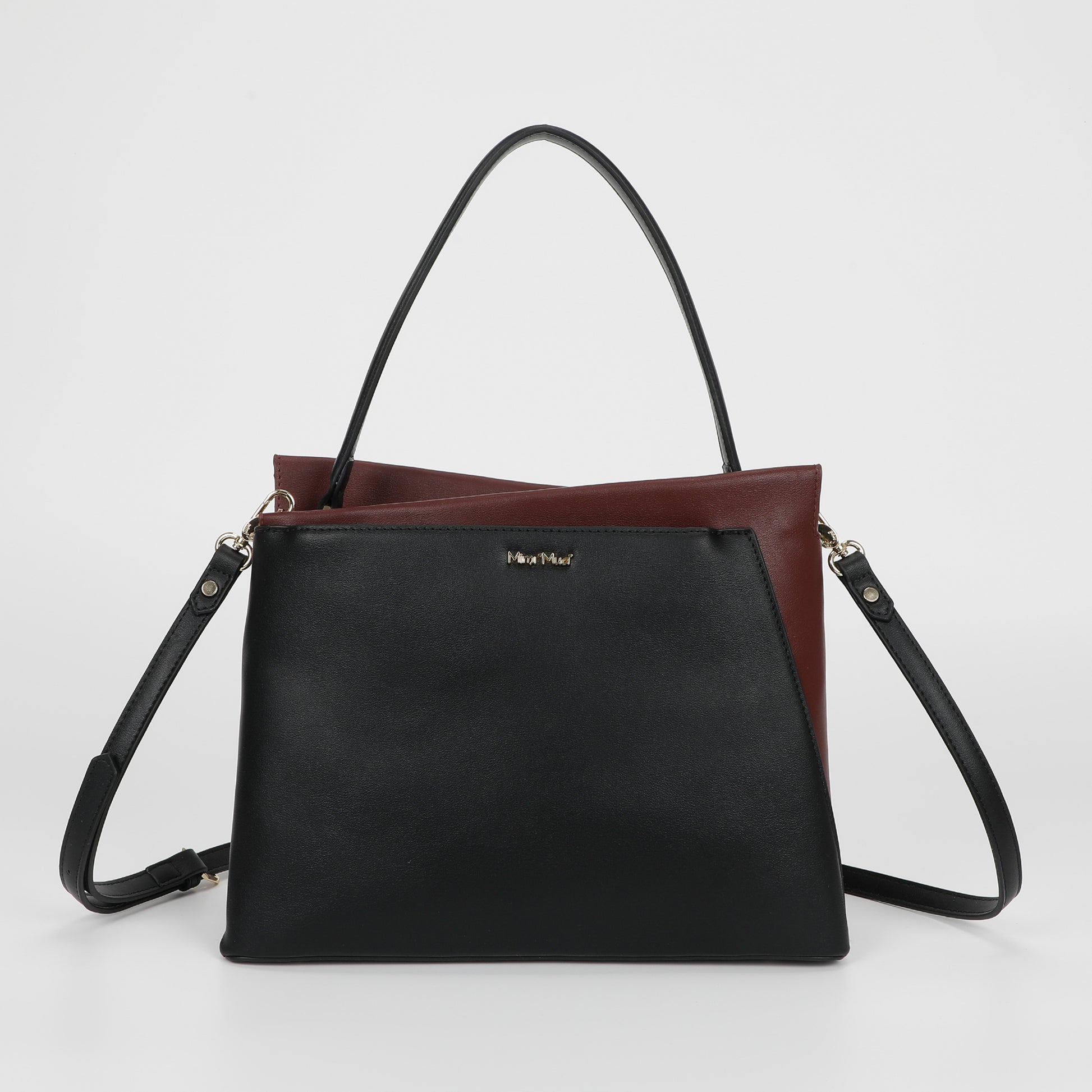 BORSA A SPALLA BICOLOR