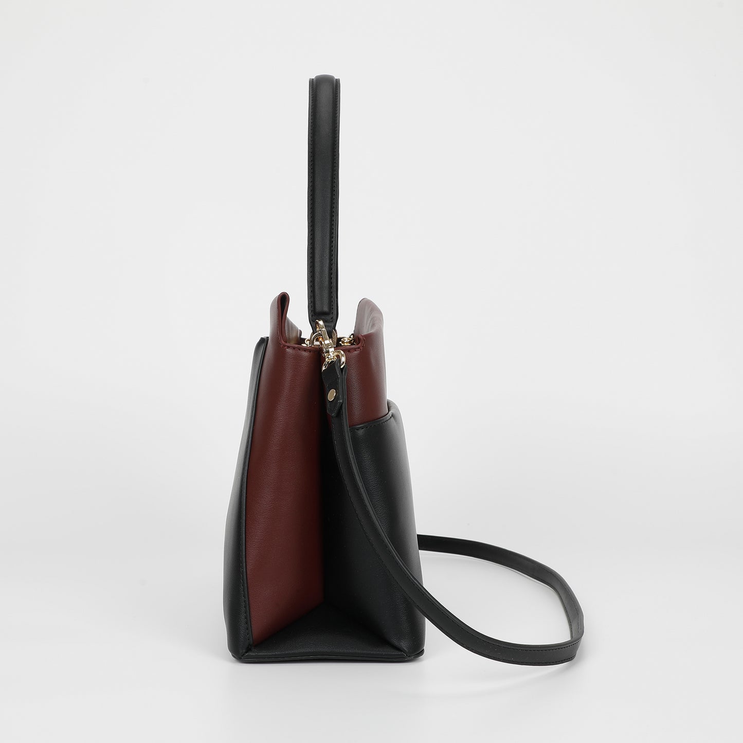 BORSA A SPALLA BICOLOR