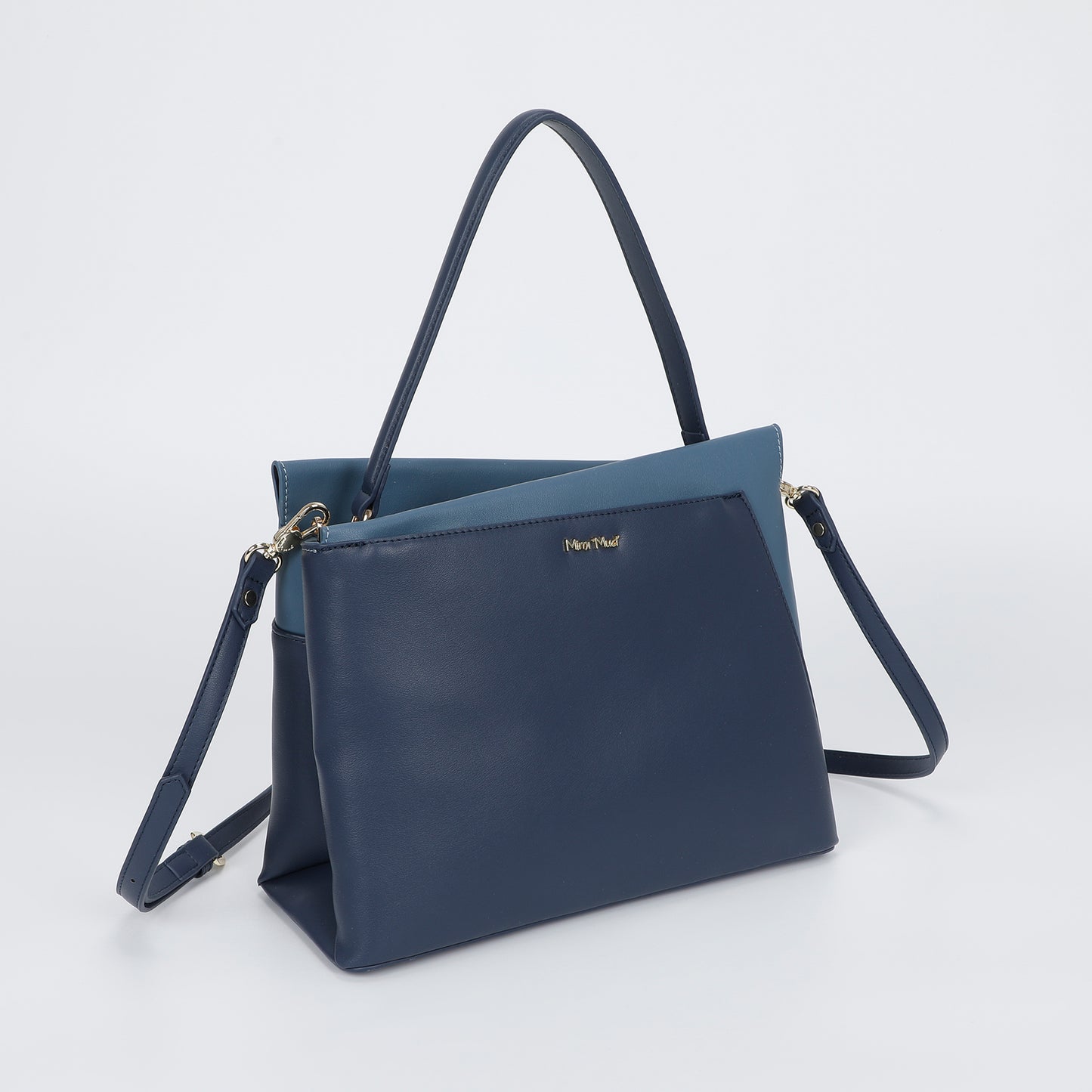 BORSA A SPALLA BICOLOR