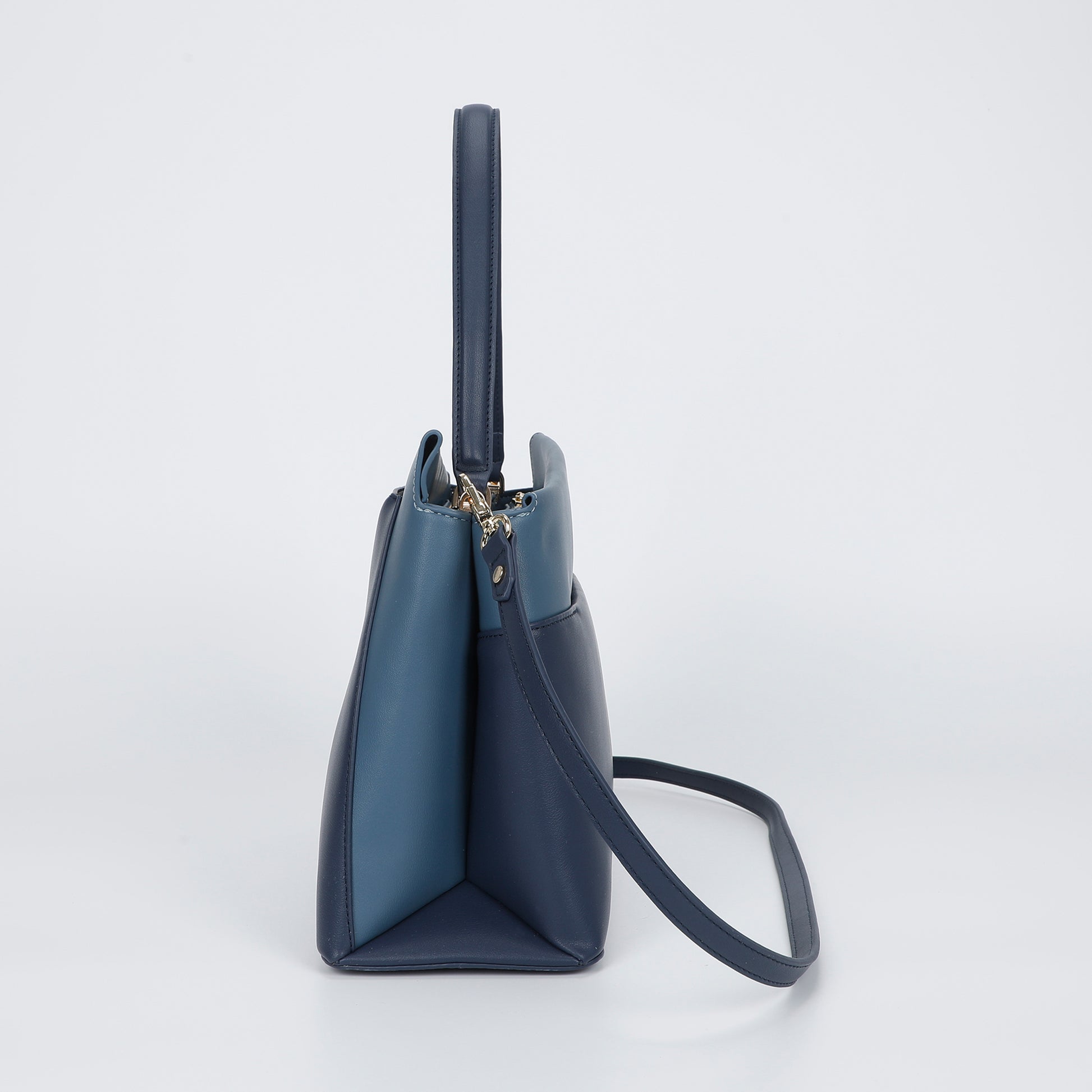 BORSA A SPALLA BICOLOR
