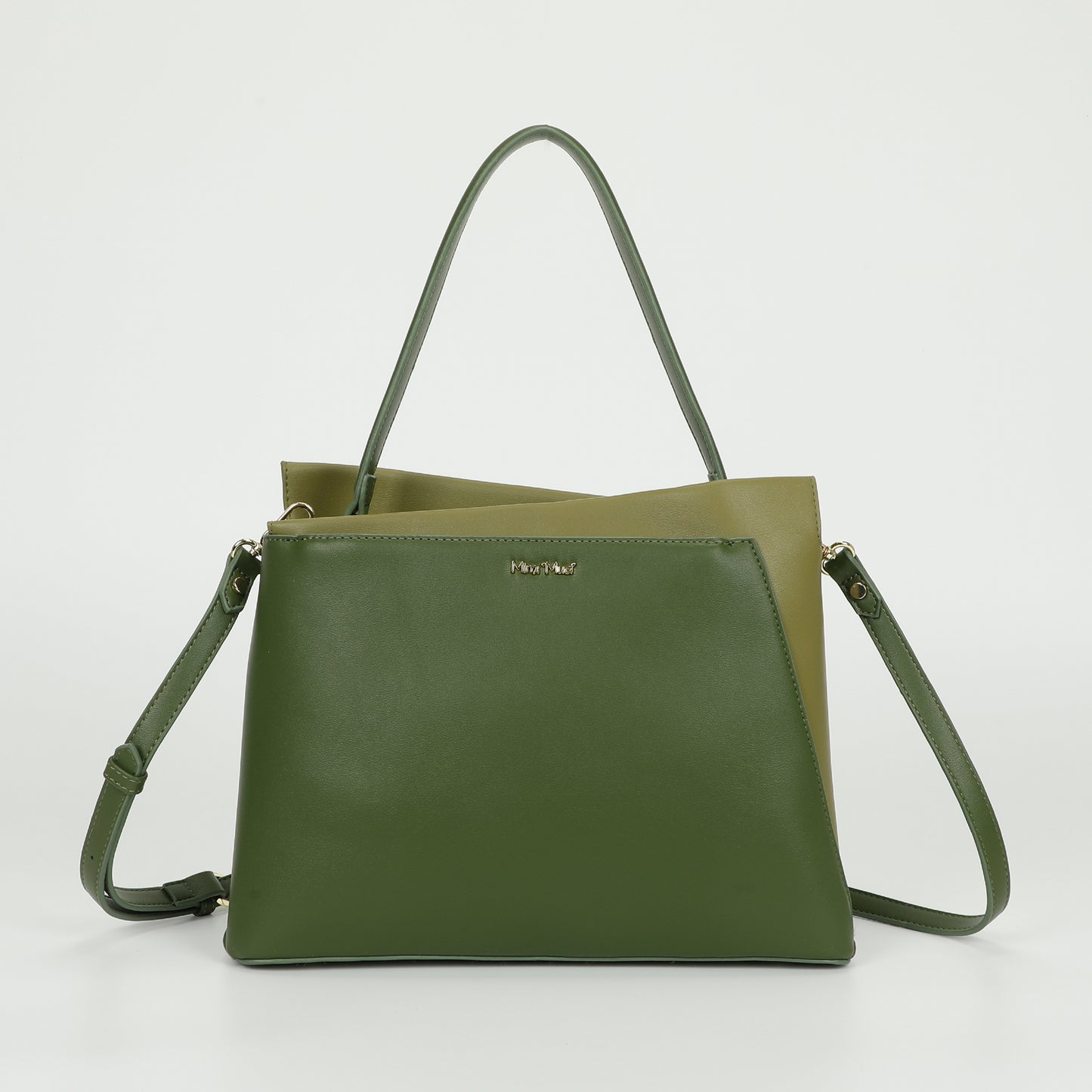 BORSA A SPALLA BICOLOR