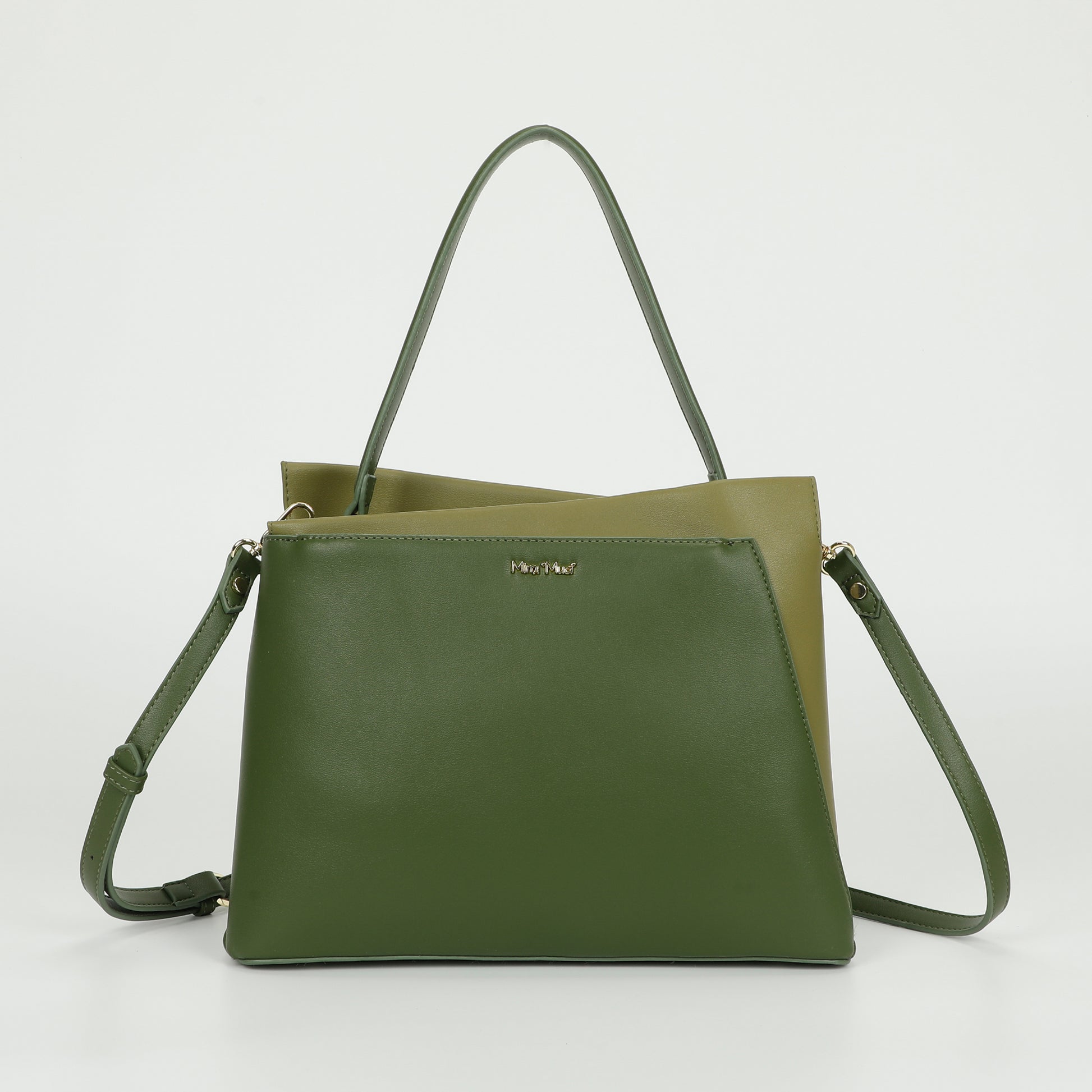 BORSA A SPALLA BICOLOR