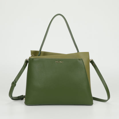 BORSA A SPALLA BICOLOR
