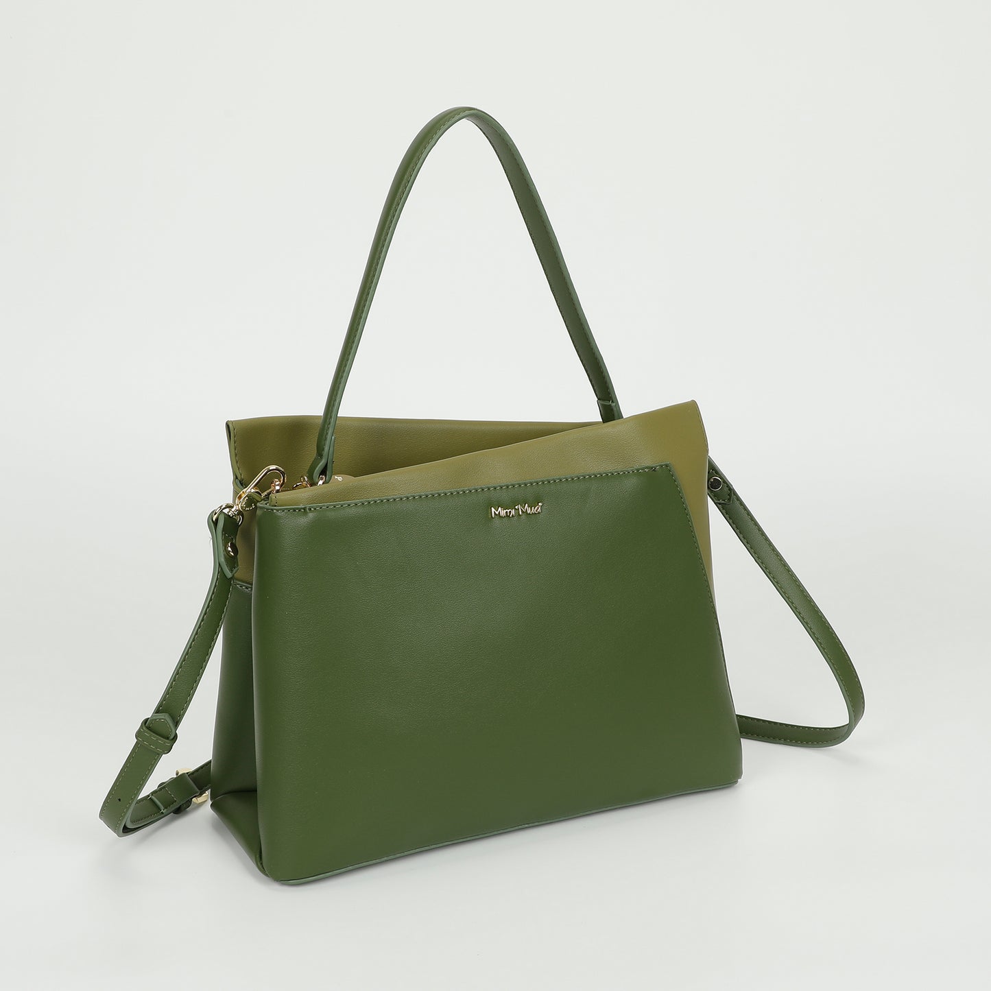 BORSA A SPALLA BICOLOR