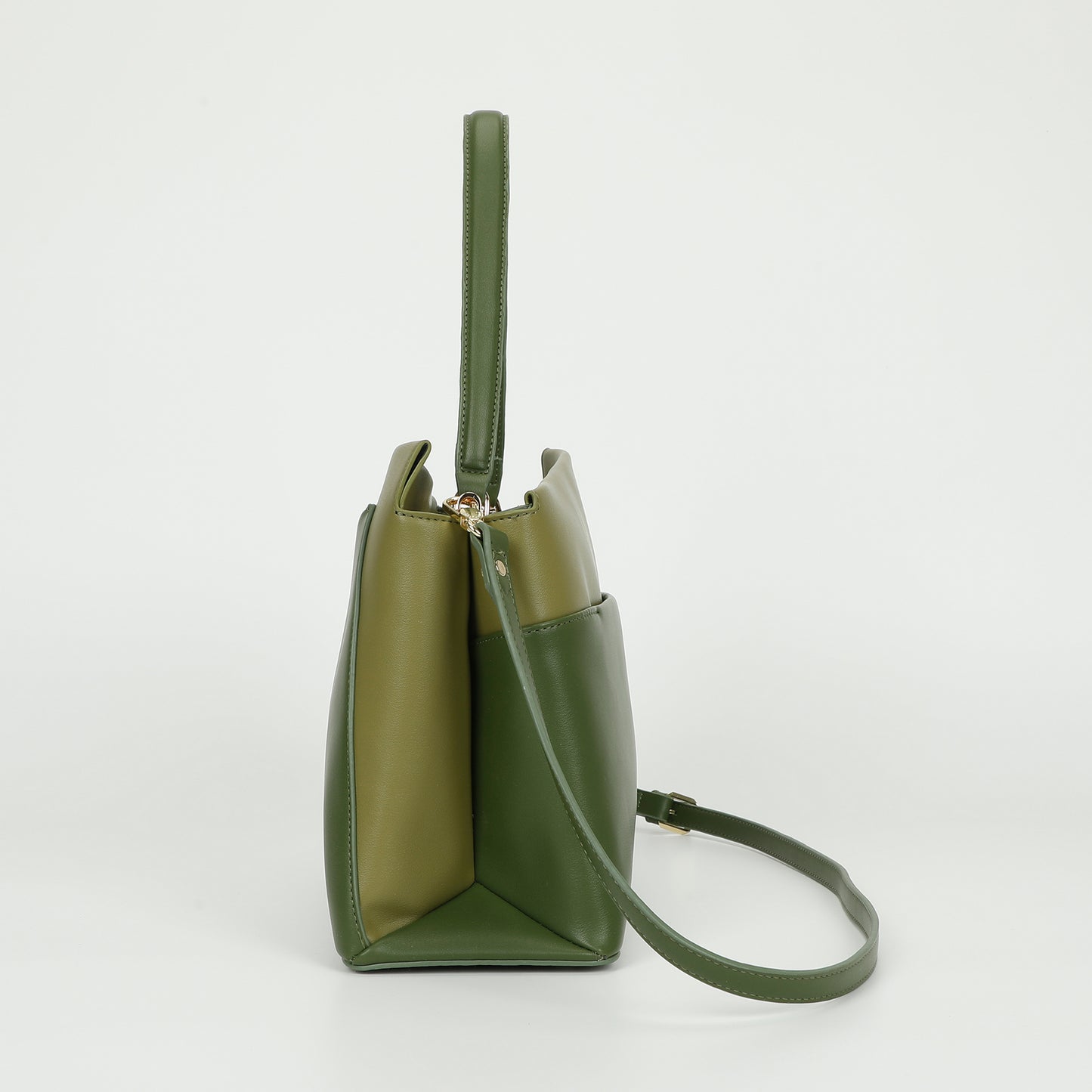 BORSA A SPALLA BICOLOR