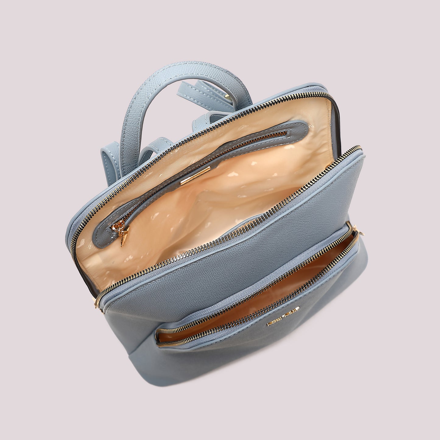 ZAINO RIGIDO CON DOPPIA ZIP