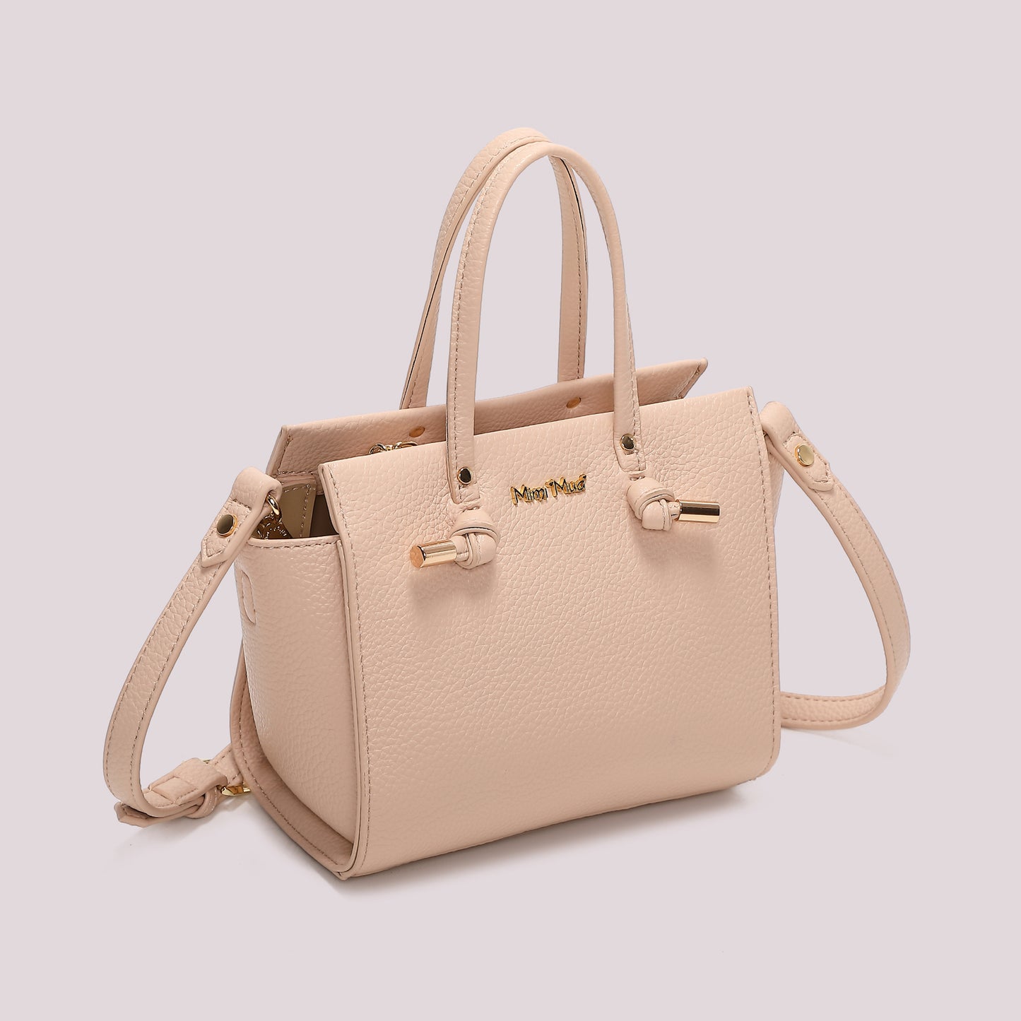 BORSA A MANO PICCOLA CON NODO AI MANICI