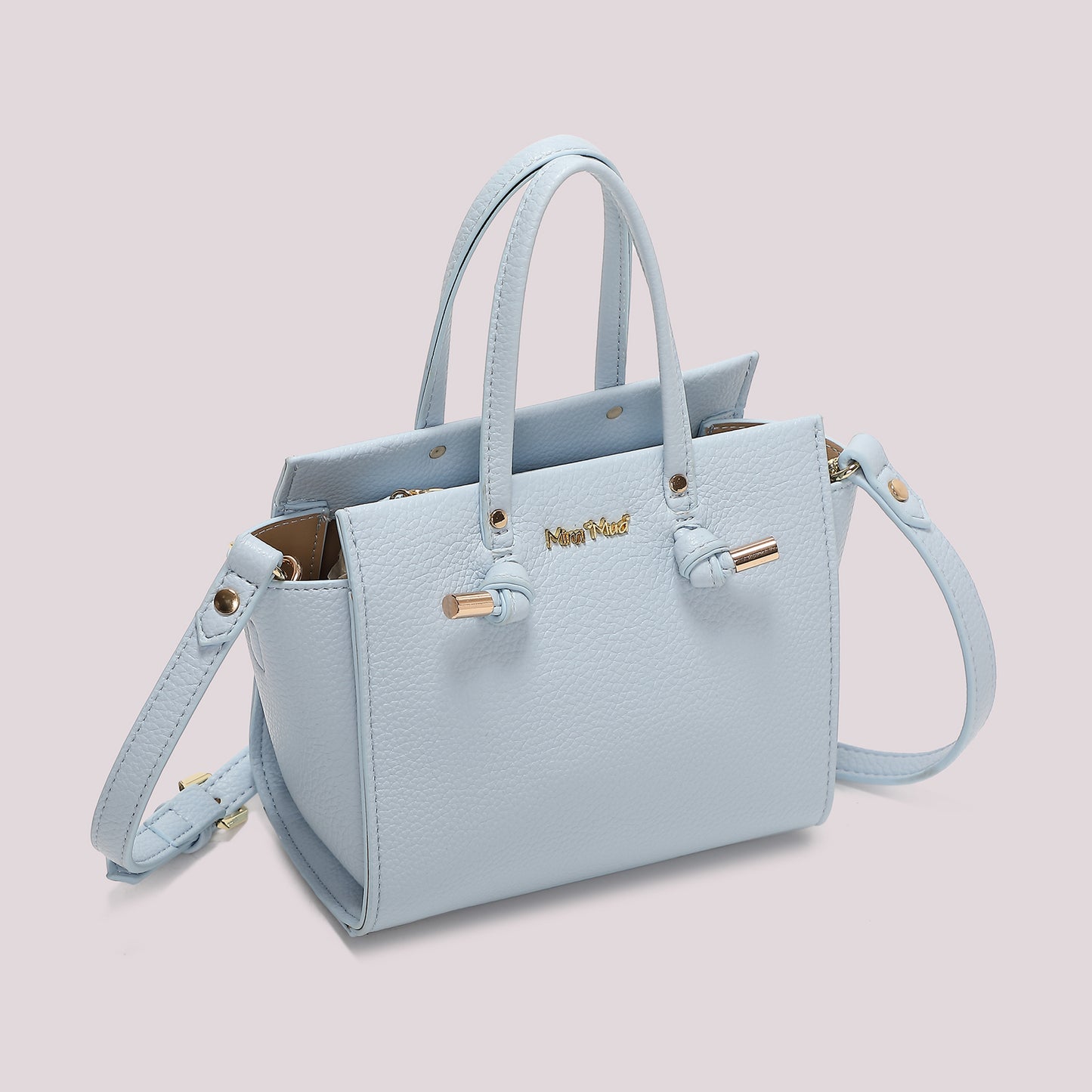 BORSA A MANO PICCOLA CON NODO AI MANICI