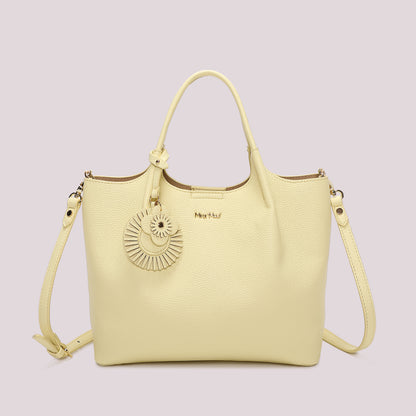 BORSA A MANO CON CHARM A FIORE