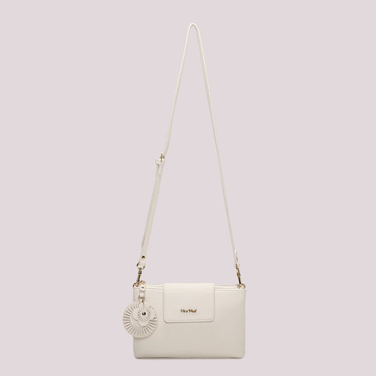 BORSA A TRACOLLA CON CHARM A FIORE