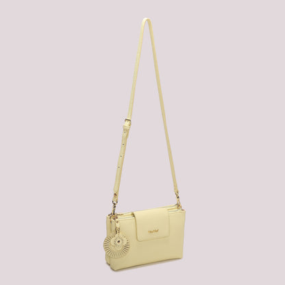 BORSA A TRACOLLA CON CHARM A FIORE