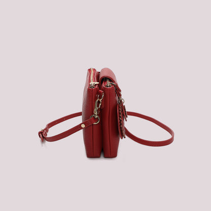 BORSA A TRACOLLA CON CHARM A FIORE