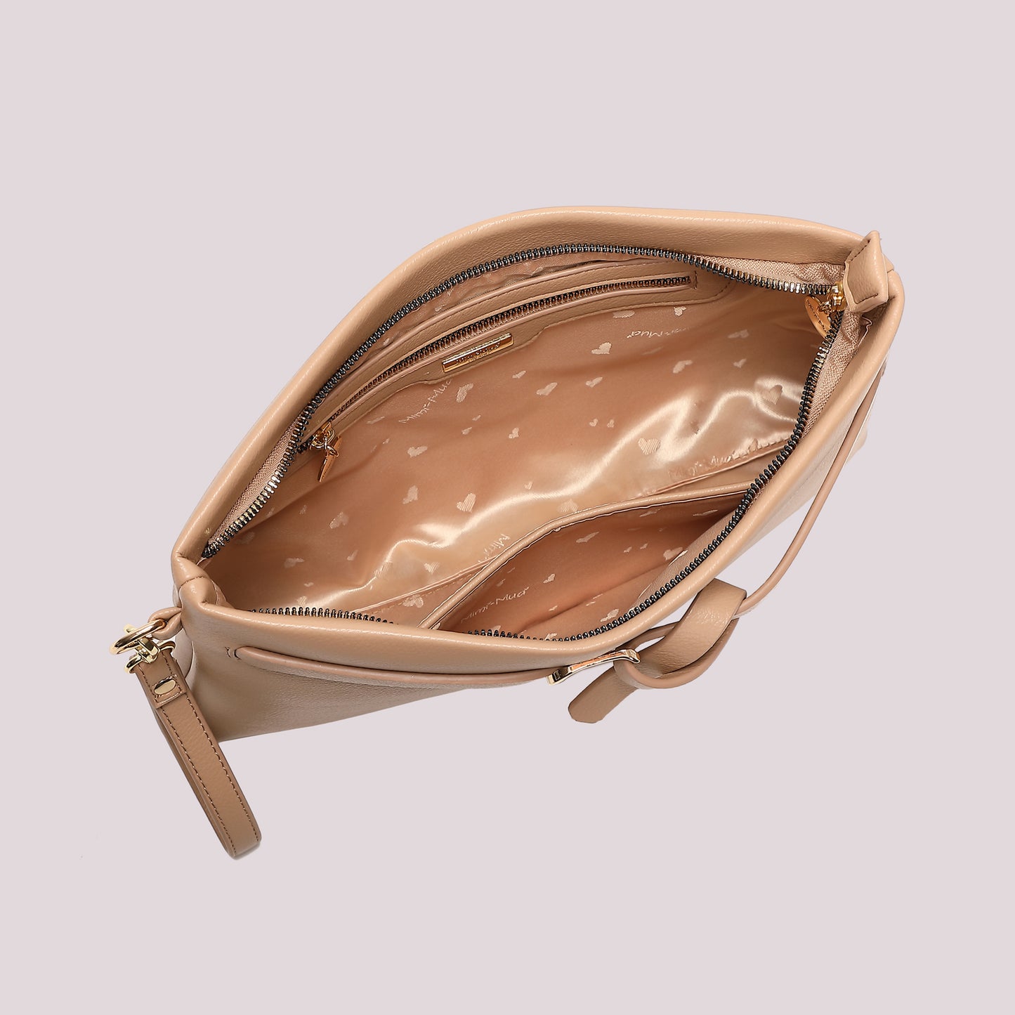 BORSA A BUSTA CON CINTURINO ORIZZONTALE