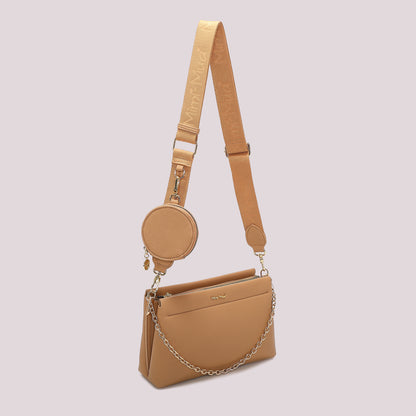 BORSA A TRACOLLA CON DETTAGLIO APPESO