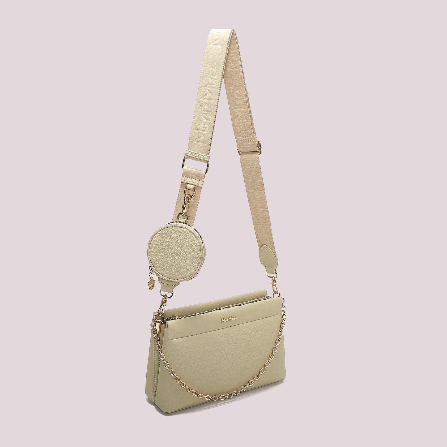 BORSA A TRACOLLA CON DETTAGLIO APPESO