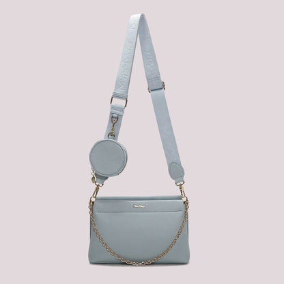 BORSA A TRACOLLA CON DETTAGLIO APPESO