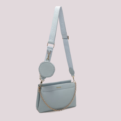 BORSA A TRACOLLA CON DETTAGLIO APPESO